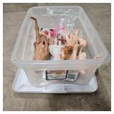 Sterlite Storage Container w/ Misc Barbie Parts