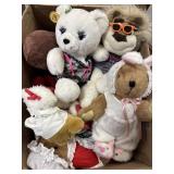 Variety of Plush Stuffed Animals
