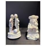 Vintage Pastel Porcelain Music Boxes