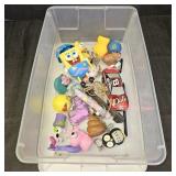 Assorted Keychains in Sterlite 6QT Container