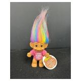 RUSS Rainbow Hair Lucky Bingo Miniature Troll Doll