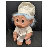 1977 Thomas Dam Troll Chief Doll 9in tall