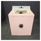 1950s Structo Pink Metal Toy Washing Machine