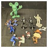 Assorted Plastic Figurines