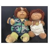 (2) 1983 Cabbage Patch Kids Koosas plush animal