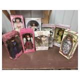 Collector Dolls in boxes