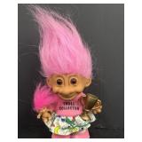 Russ Troll Doll 4 1/2" #1 Troll Collector Pink