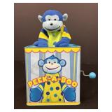 Schylling Peek A Boo Monkey Jack in The Box