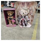 (2) Plush Teddy Bears in Original Boxes