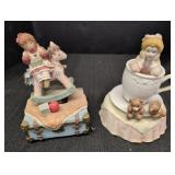 Girl on Rocking Horse & Girl in Tea Cup music