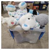 Sterlite Container filled w/ Stuffed Animals