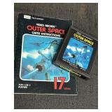 Sears Tele-Games "Outer Space" game cartridge &