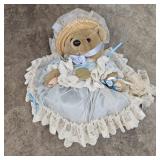 1980s Bearly People Jointed Teddy Bear