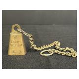 2" Engraved Brass Bell