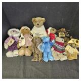 (9) BOYDS Bears & Friends Plush Bears