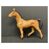 9.25" Glazed ceramic horse figurine
