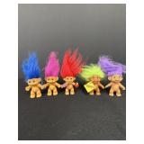 (5) RUSS Troll Dolls