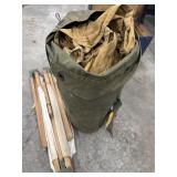 Military Canvas Tent & Camping Cot