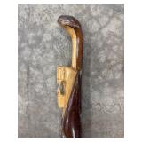 Hand Carved Jamaica Wood Walking Stick