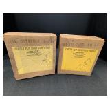(2) Circle Fly Shotgun Wads, Overshot 20 GA &