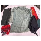 Pioneer Shirt, boot covers, wool scarf & gloves