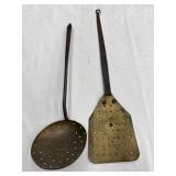 Brass Skimmer Ladle & Spatula