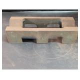 Metal Riser Block/Spacer 9in long x 3.25in wide x