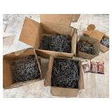 Variety of bulk metal loop chain & hooks