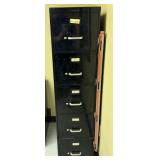 Steelcase Black Filing Cabinet