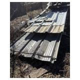 Misc pieces Pole Barn tin