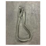 64" M. Klein & Sons leather utility strap w/ metal