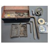 L Shaped Hex keys, gears, machine hand wheel