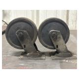 6" swivel casters