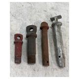 4 hitch pins/threaded shackle pins, 3.5-7in