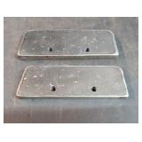 (2) Metal Shims,Spacers or mounting brackets