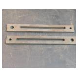 (2) Metal Clamping bars or adjusting bars