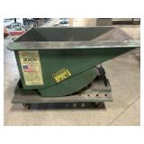 Jesco self-dumping industrial scrap hopper