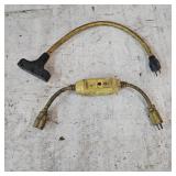 GFCI Extension Cord Adapter & 3 Tap Extension Cord