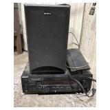 Sony FM Stereo/FM-AM receiver, speaker, & Antop