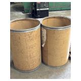 2 barrels - 17in diameter x 25.5in H,