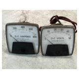 GE Panel Meter analog electrical gauges w/square