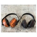 2 pair of safety ear muffs for hearing protection