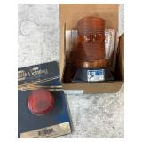Red marker or clearance light & strobe light