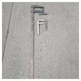 (2) Heavy-Duty All-Steel Bar Clamps/ F-Clamps