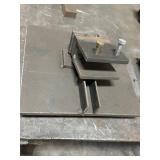 Custom-fabricated metal welding fixture or