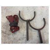 Cable Lockout Device & (2) metal Brackets