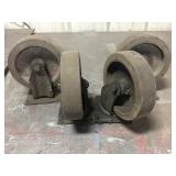 4- 8" Rubber castors