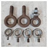 Assorted Industrial Machinery Eye Bolts