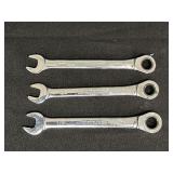 Pittsburgh combination ratchet wrenches 10mm &