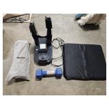 Boot Dryer, Heat Pad, 8lb Dumbbell, & Gel Cushion